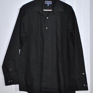 Club Room Black Dressy Shirt Longsleeve